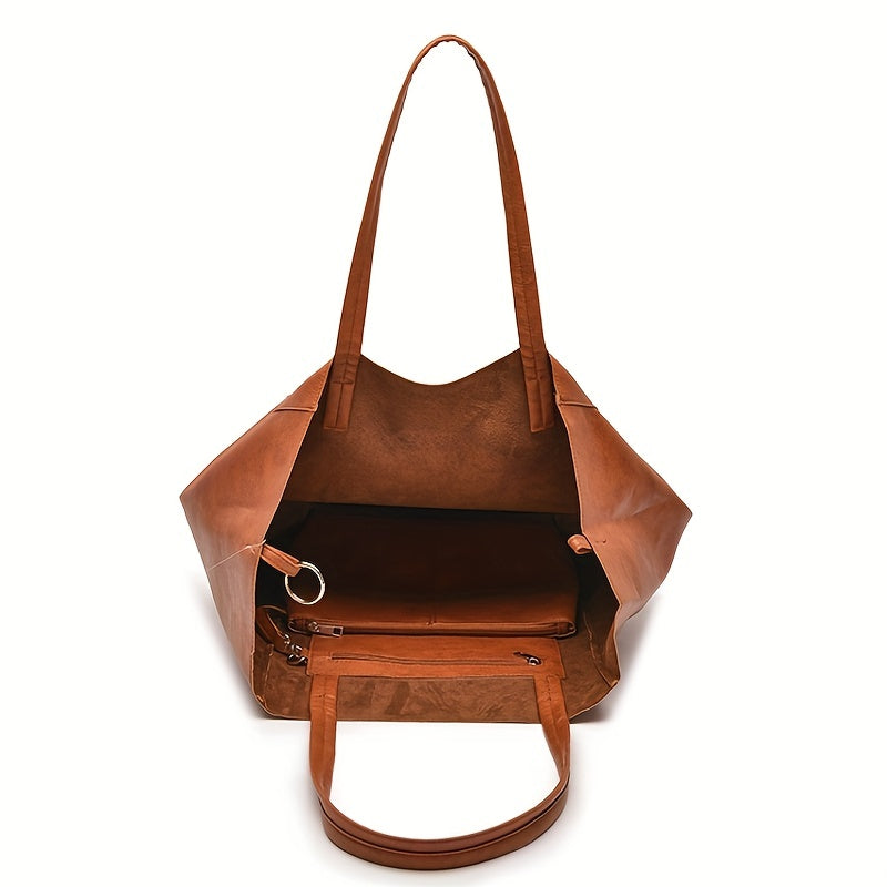 Hazel™ | Timeless Leather Handbag