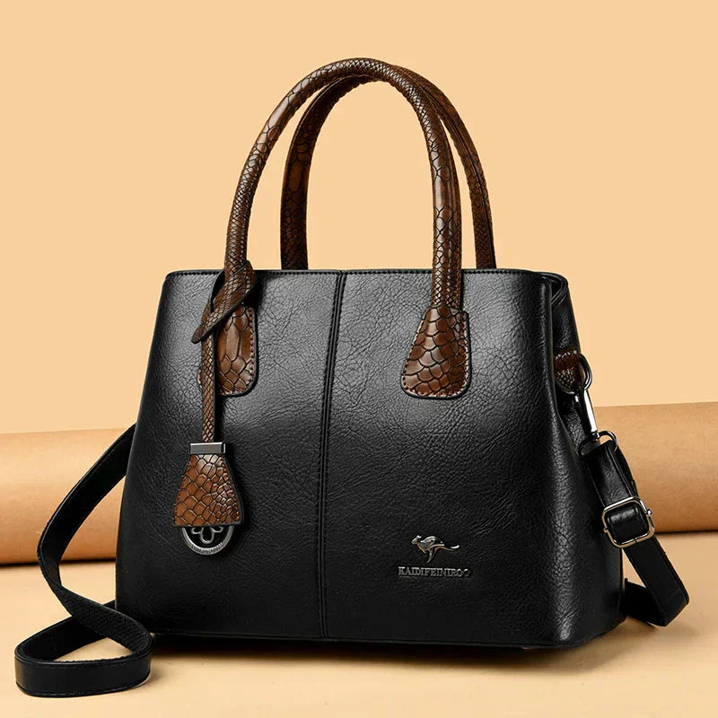 Victoria™ | Elegant Leather Shoulder Bag