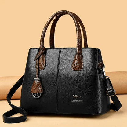 Victoria™ | Elegant Leather Shoulder Bag