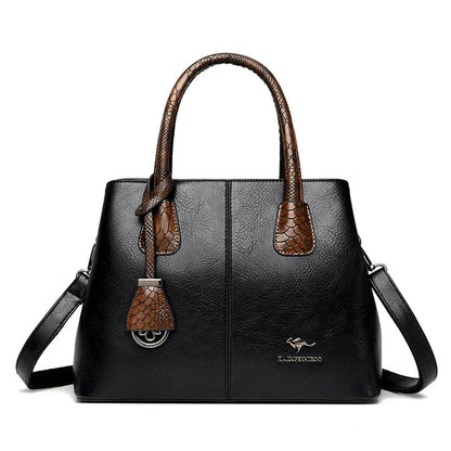 Victoria™ | Elegant Leather Shoulder Bag