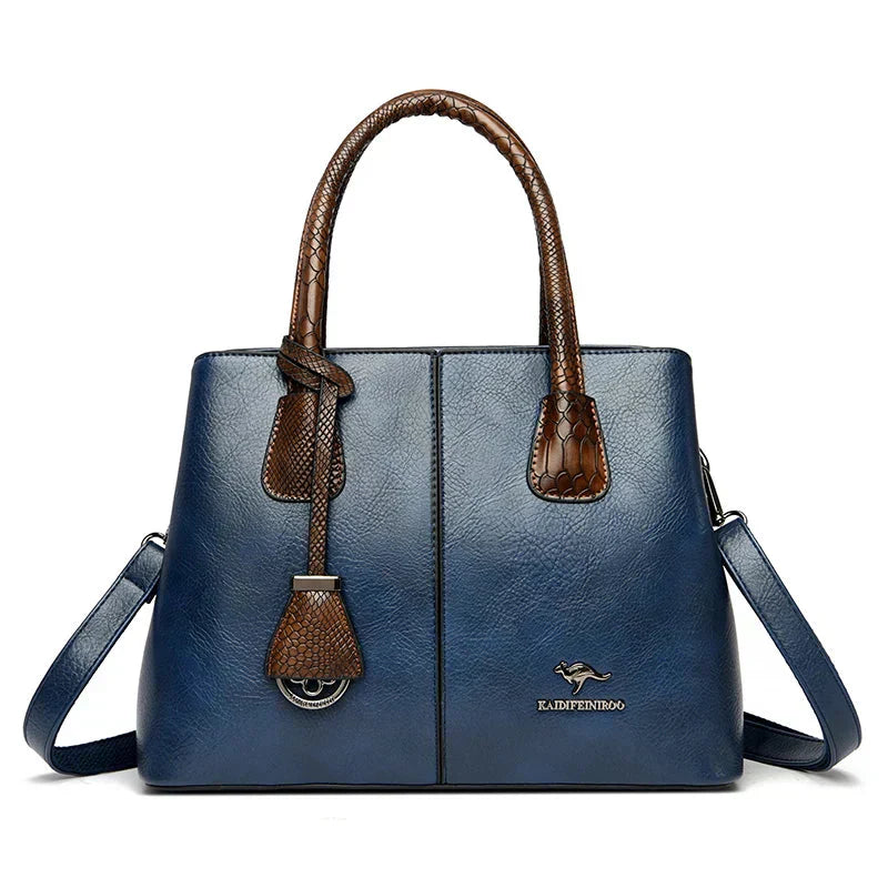Victoria™ | Elegant Leather Shoulder Bag