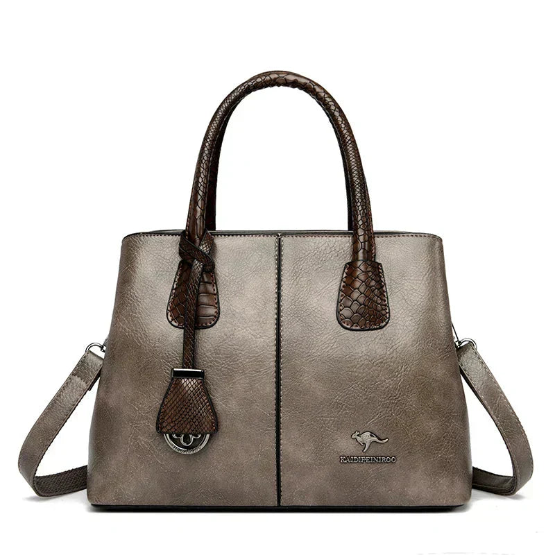 Victoria™ | Elegant Leather Shoulder Bag