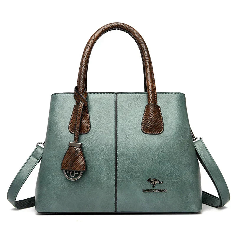 Victoria™ | Elegant Leather Shoulder Bag
