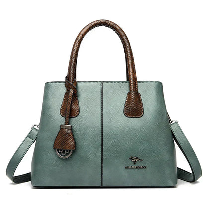 Victoria™ | Elegant Leather Shoulder Bag