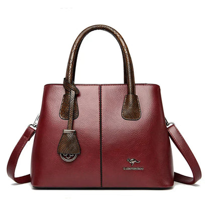 Victoria™ | Elegant Leather Shoulder Bag