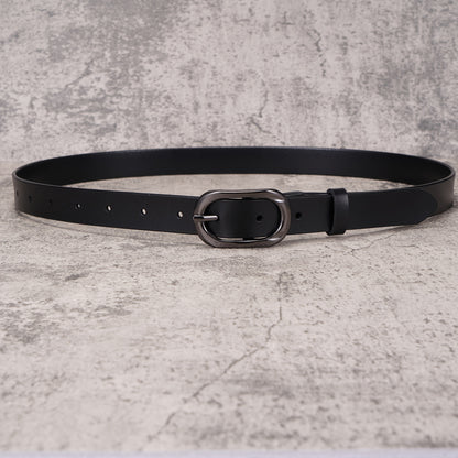 Elizabeth™ | Minimalist Metallic Buckle Belt