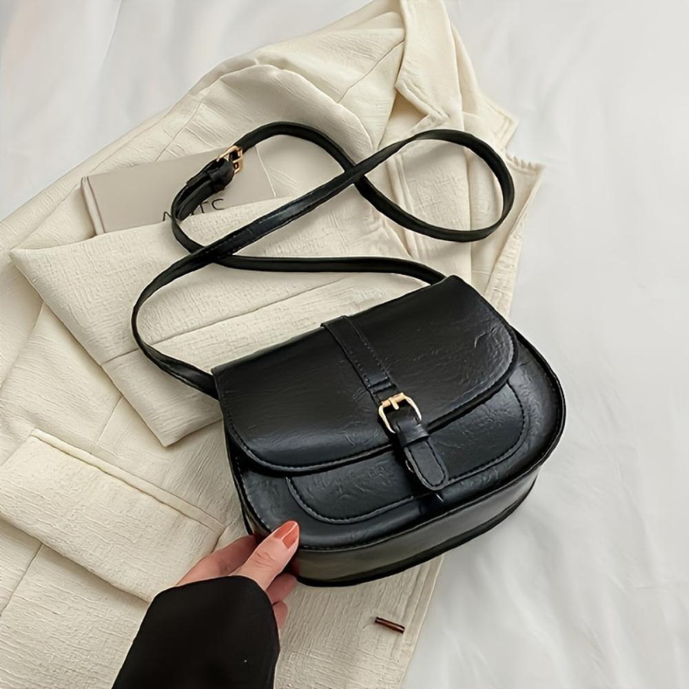 Evelyn™ | Classic Saddle Crossbody Bag