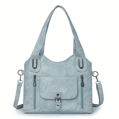 Pearl™ | Retro Leather Tote Bag