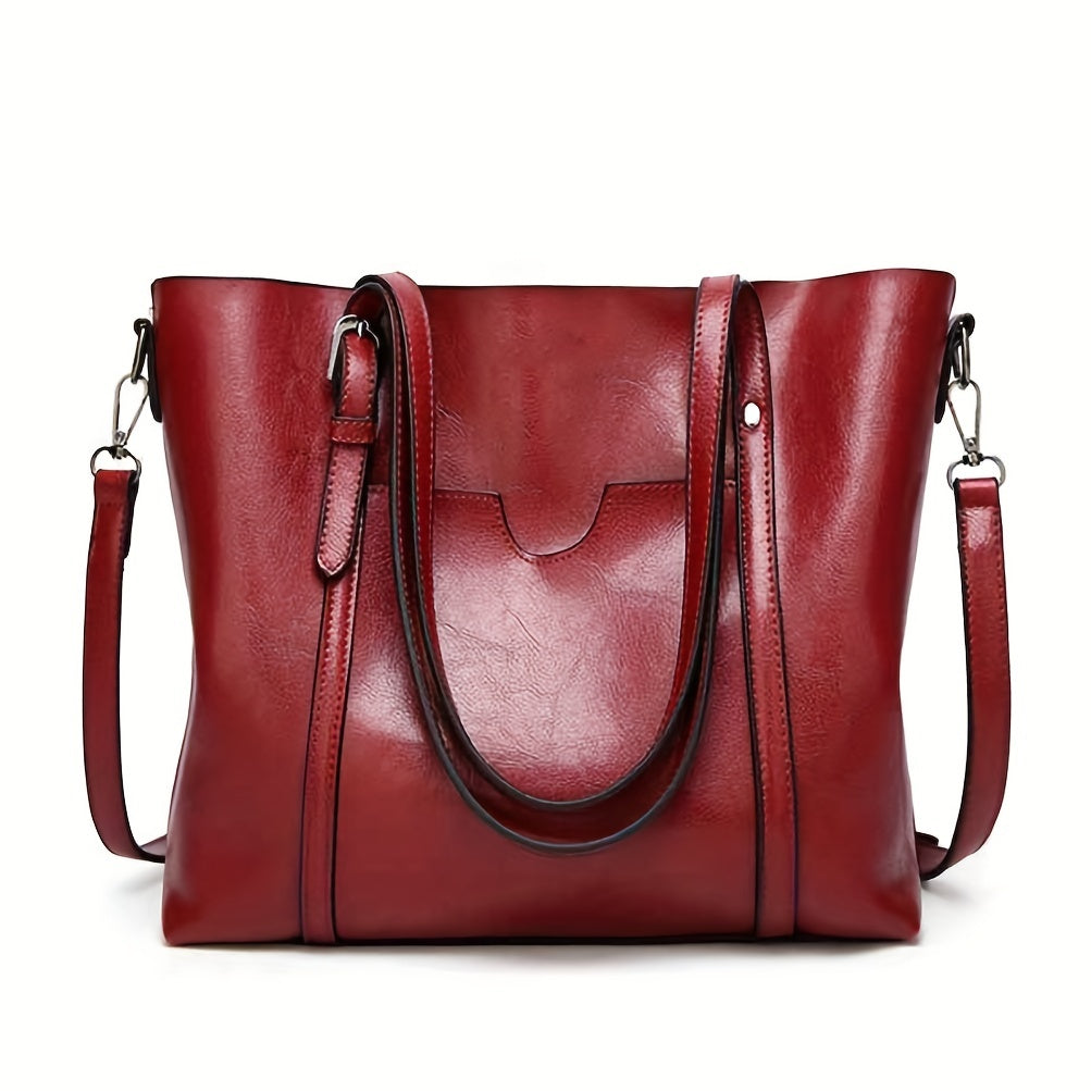 Ruby™ | Refined Leather Tote Bag