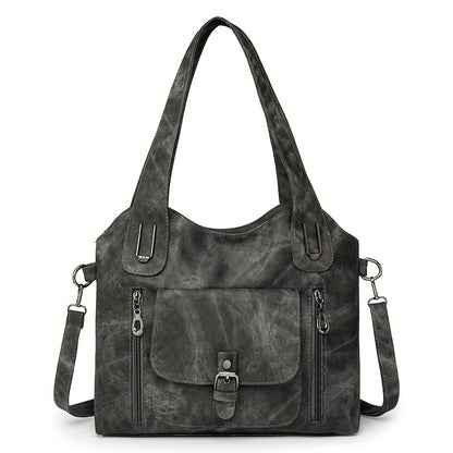 Pearl™ | Retro Leather Tote Bag