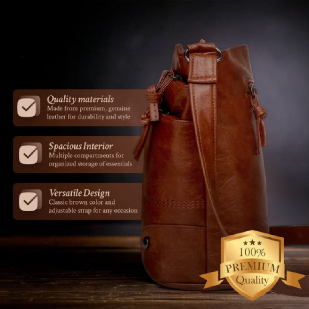 Catherine™ | Leather Shoulder Bag