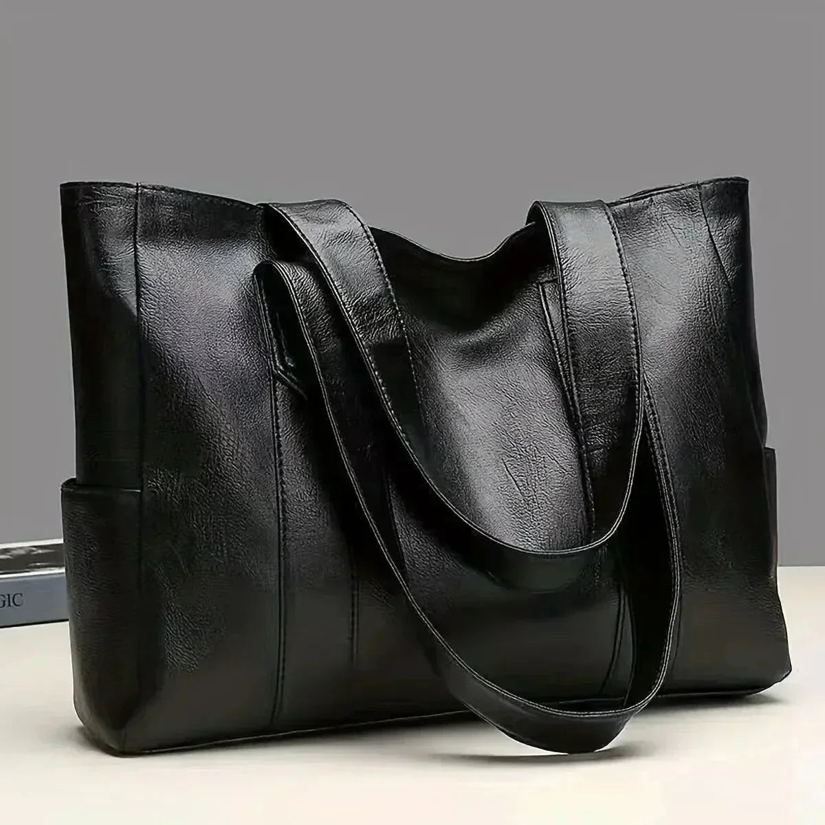 Isabella™ | Classic Leather Tote Bag