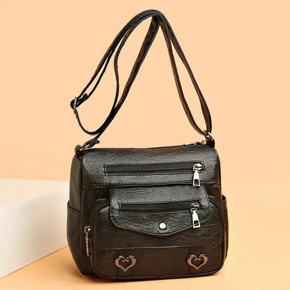 Evelyn™ | Vintage Multi-Pocket Crossbody