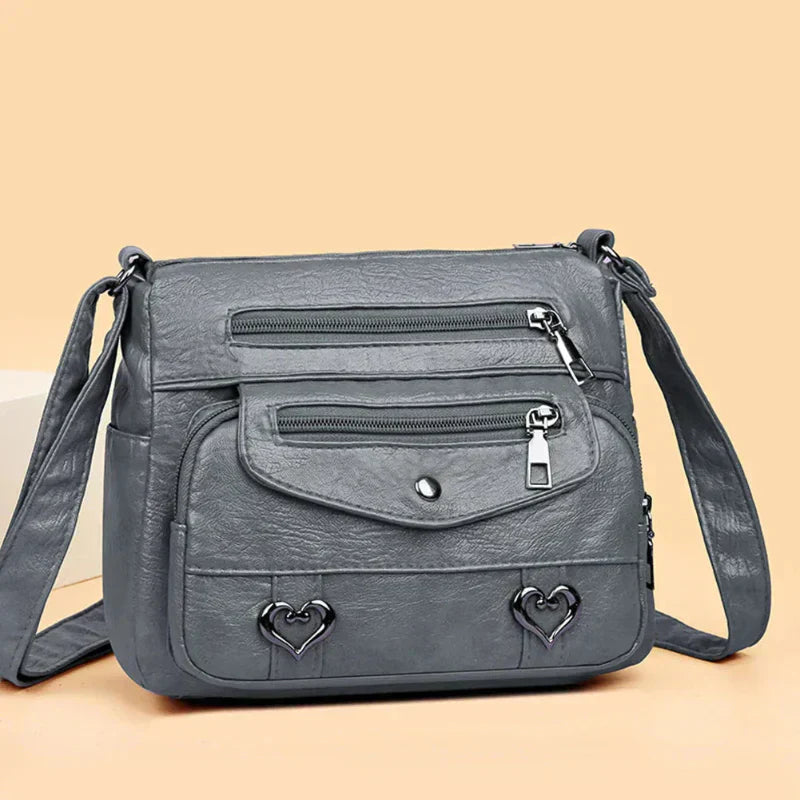 Evelyn™ | Vintage Multi-Pocket Crossbody