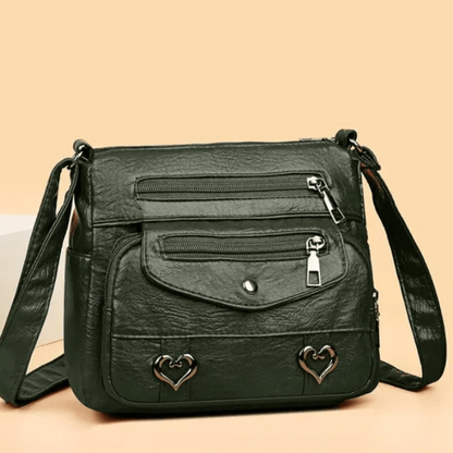 Evelyn™ | Vintage Multi-Pocket Crossbody