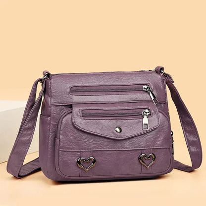 Evelyn™ | Vintage Multi-Pocket Crossbody